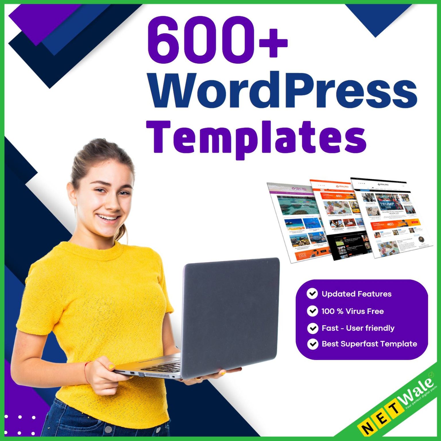600+ WordPress Templates