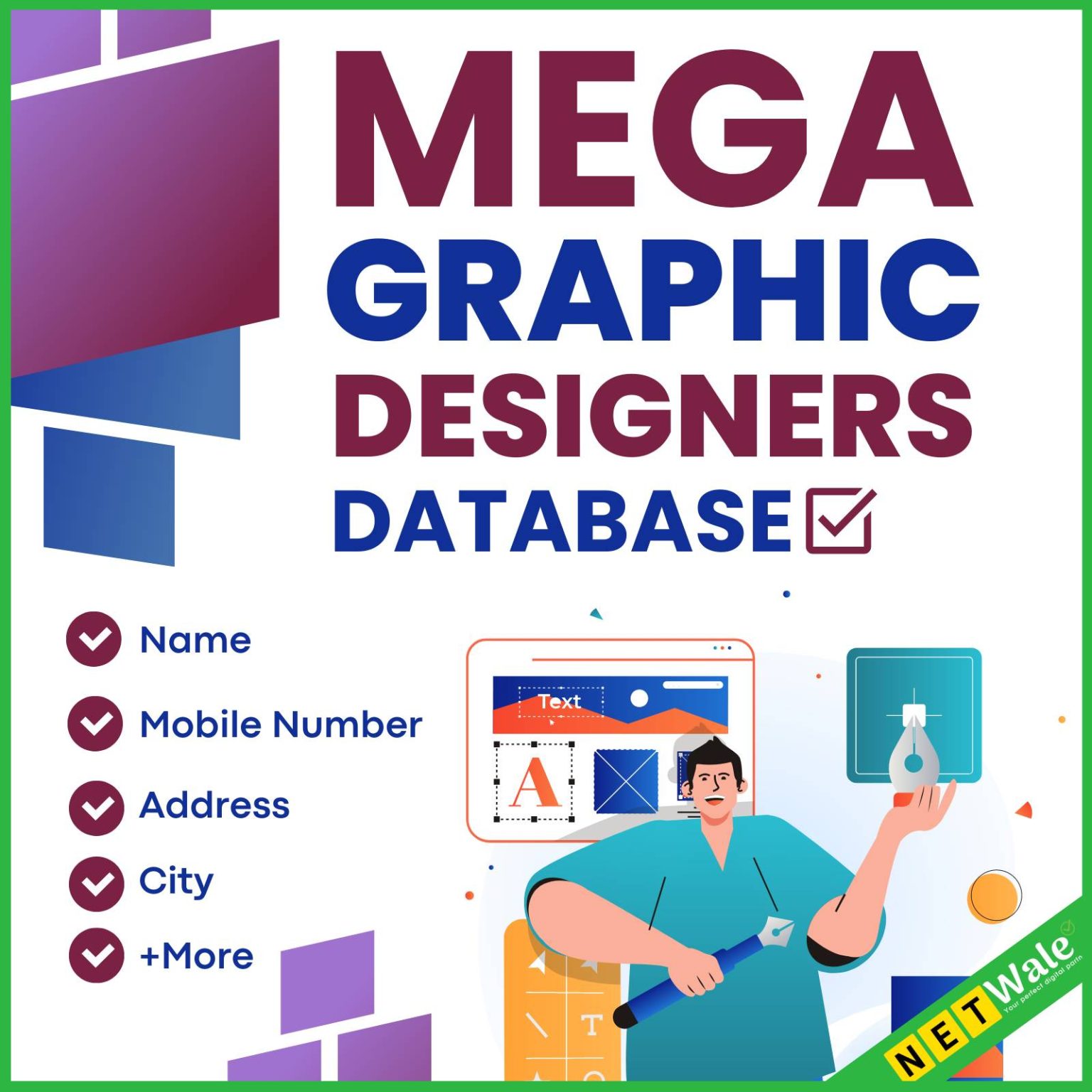 Mega Graphic Designers Database Netwale