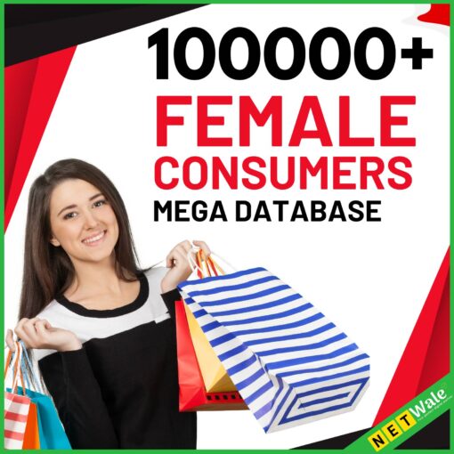 100000 + Female Consumers Mega Database