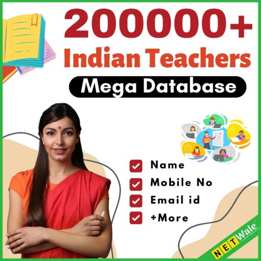 200000+ Indian Teachers Mega Database