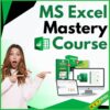 MS Excel Mastery Course