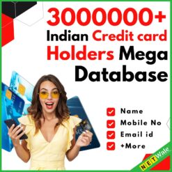 3000000+ Indian Credit Card Holders Mega Database