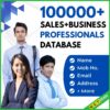 100000+ Sales + Business Professionals Database
