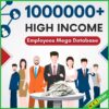 1000000+ High Income Employees Mega Database
