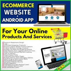 Ecommerce Website + Android App