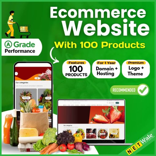 Ecommerce Website With 100 Products
