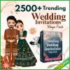 2500+ Trending Wedding Invitations Mega Pack
