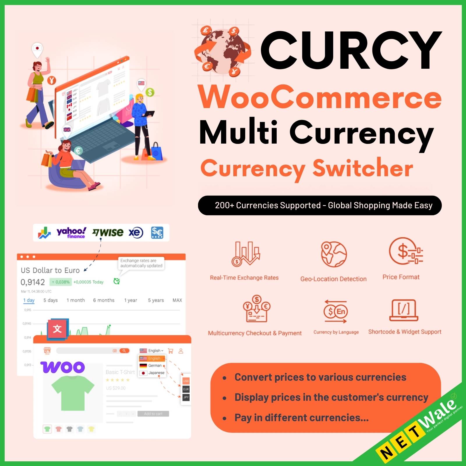 CURCY - WooCommerce Multi Currency - Currency Switcher