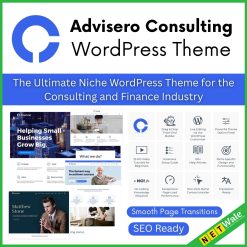 Advisero - Consulting WordPress Theme