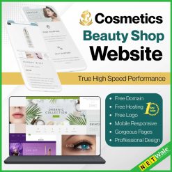Cosmetics Beauty Shop Website