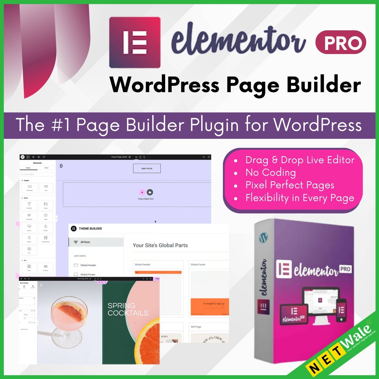 Elementor PRO WordPress Page Builder