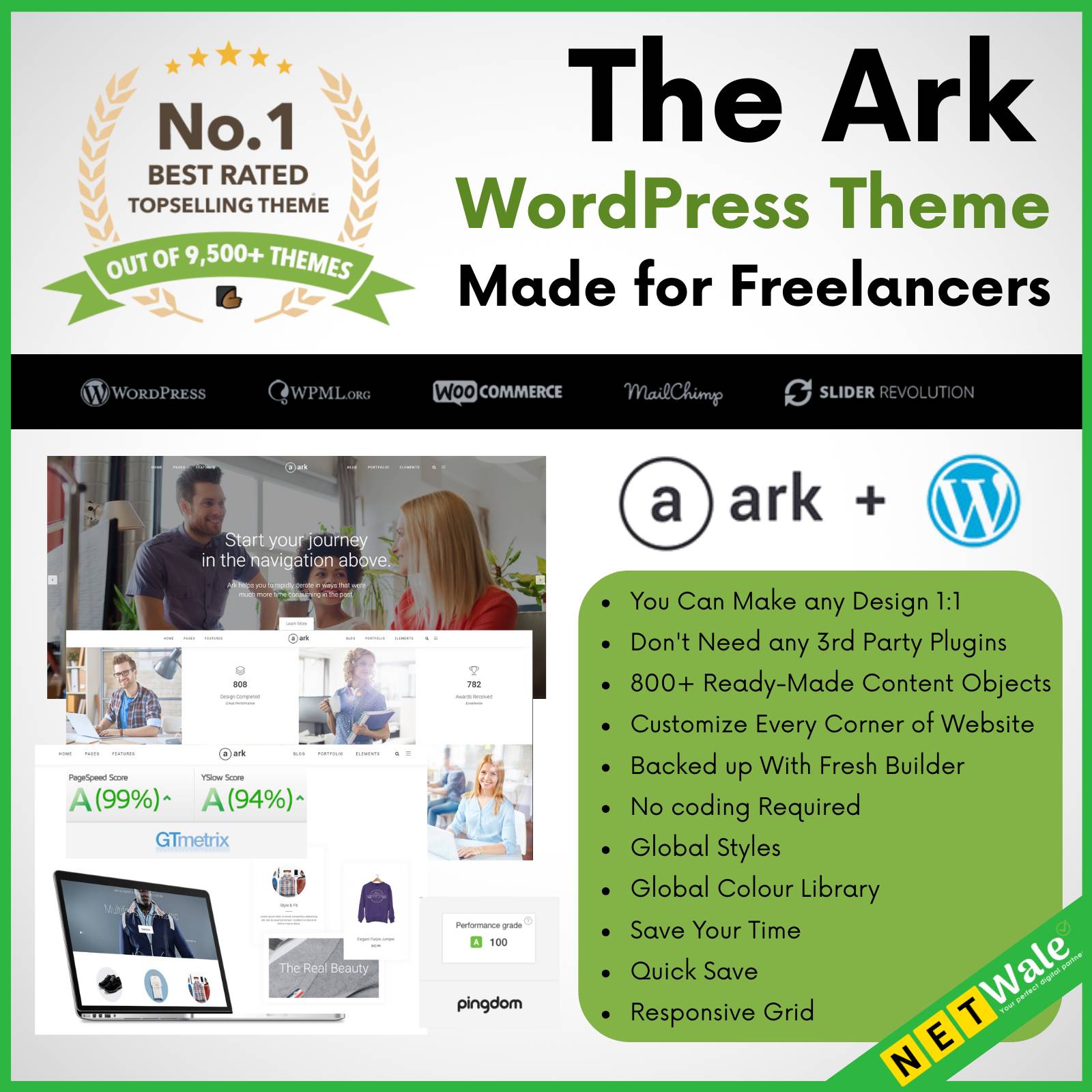 The Ark - WordPress Theme Made for Freelancers