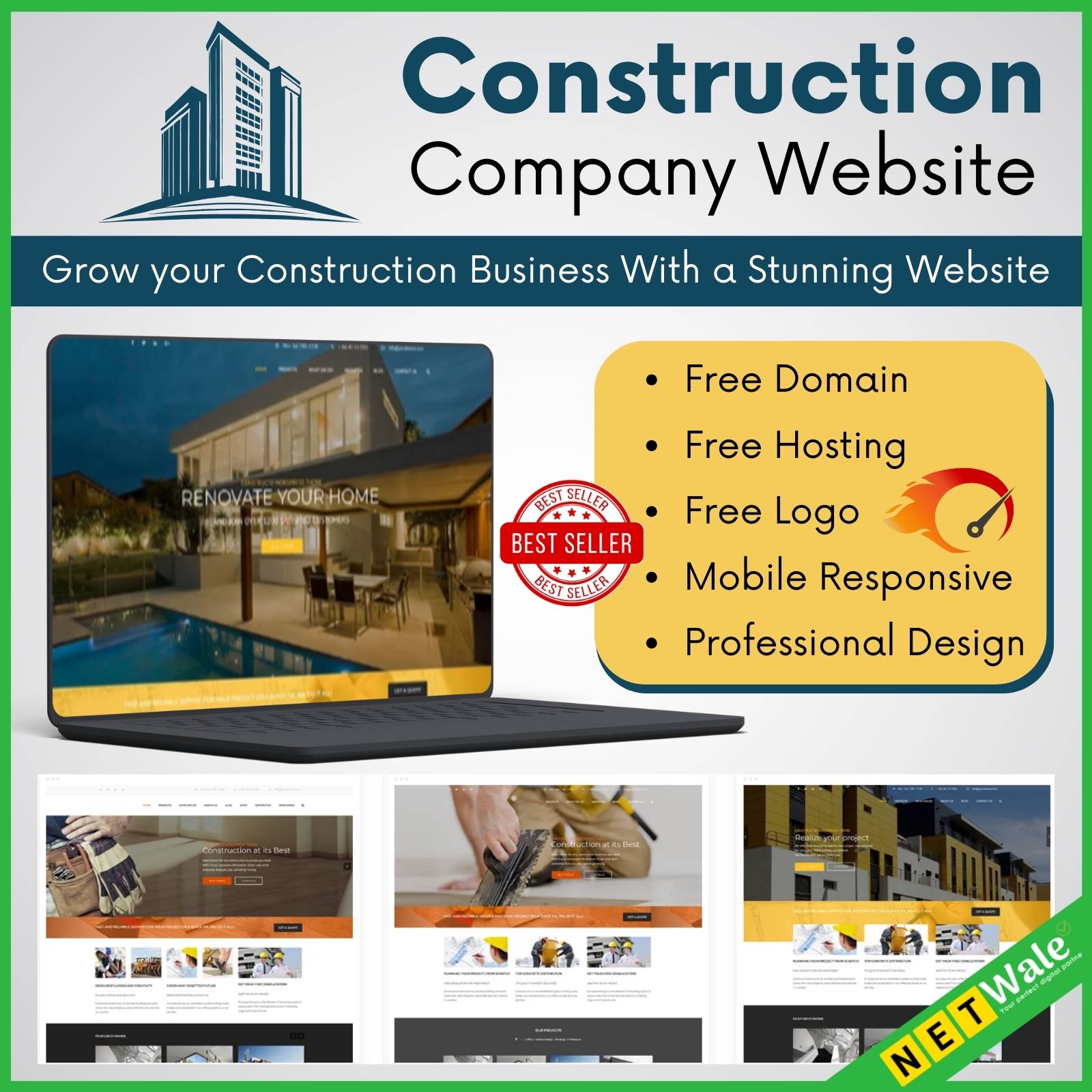 Construction Company Website
