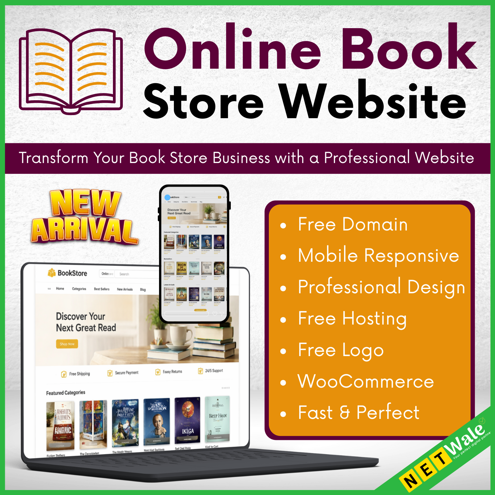 Online Book Store Website