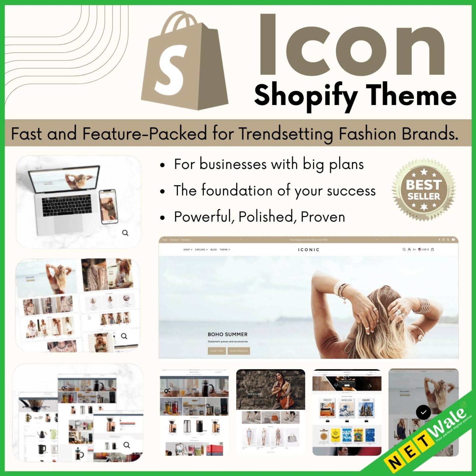 Icon Shopify Theme - Netwale.com