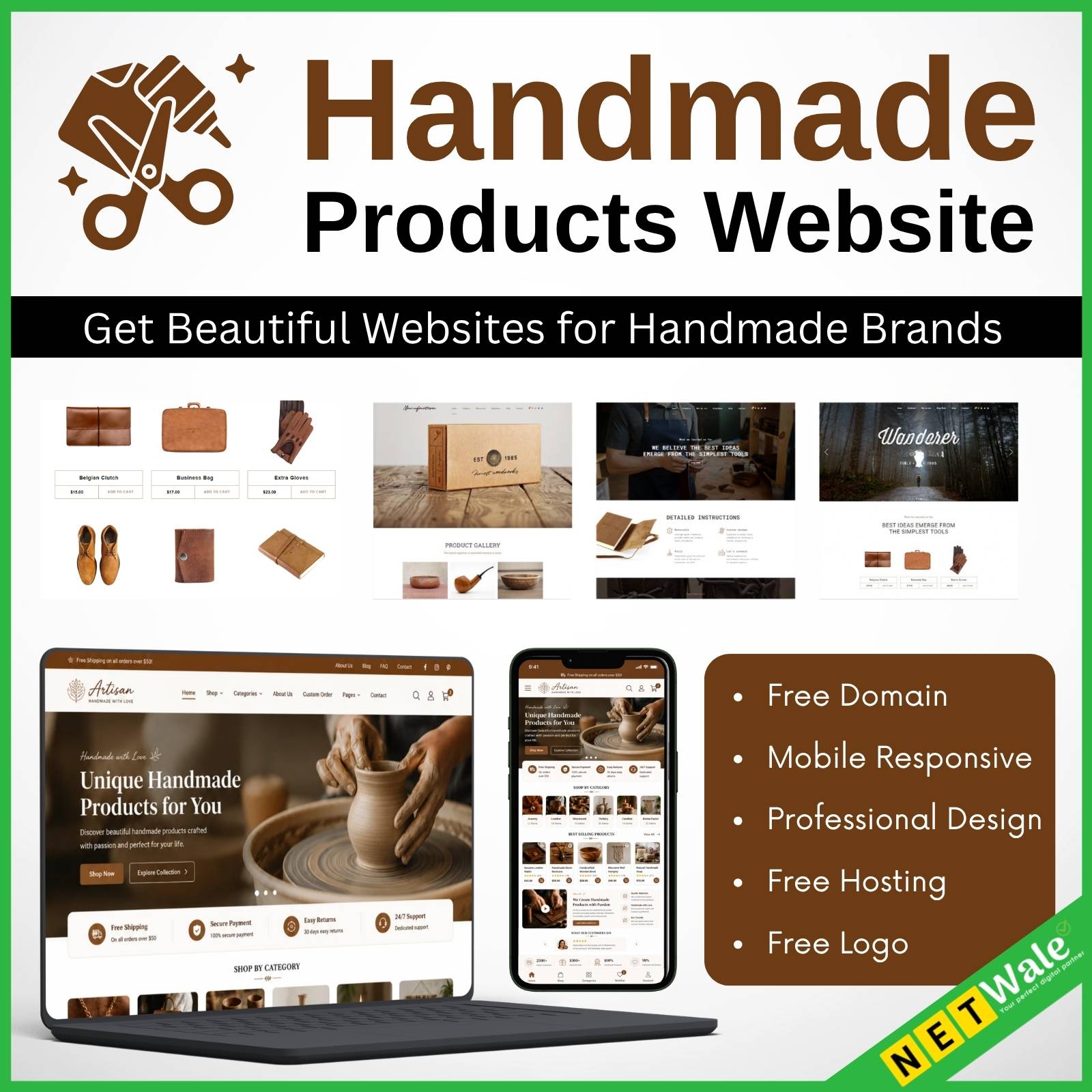 Handmade Products Website