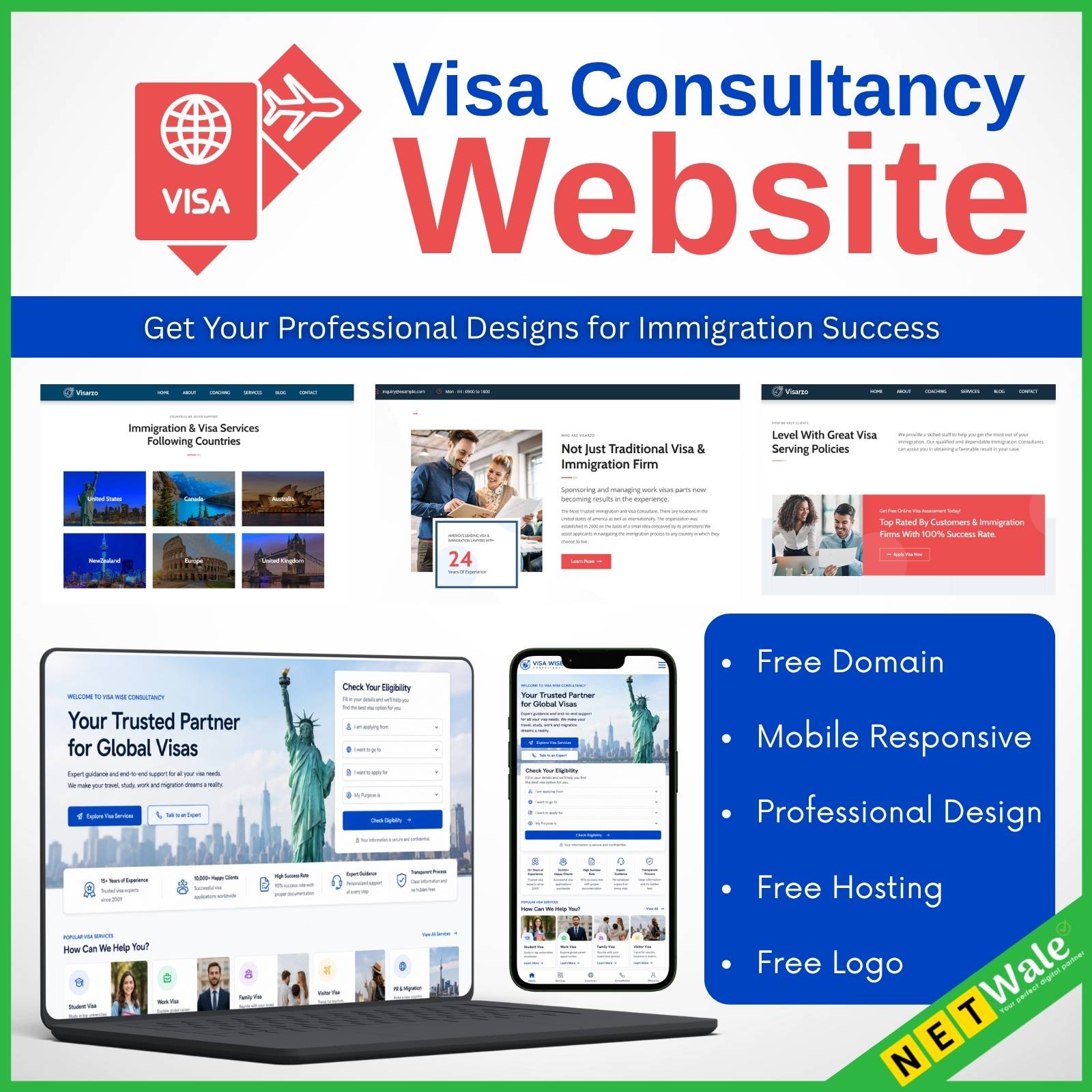 Visa Consultancy Website